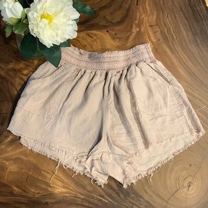 Fade casual boho pull on shorts